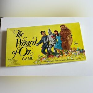 Wizard of Oz Vintage Storybook Classic Board Game 1974 CADACO-incomplete